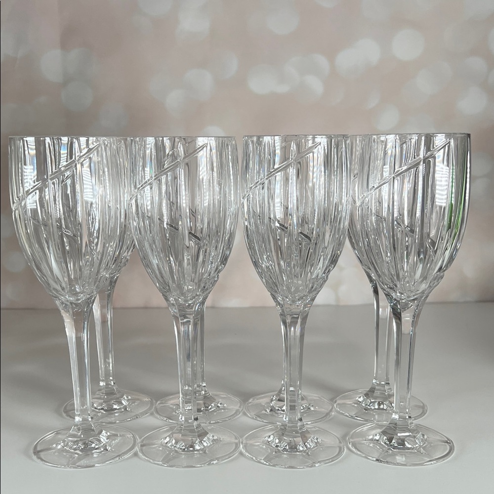 MIKASA Elegant Crystal Wine Glass Set